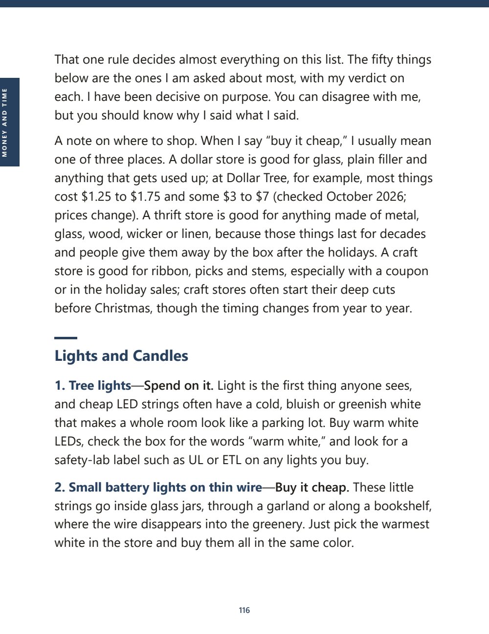 Chapter 14: Buy it or skip it, lights and candles
